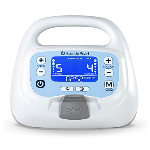 Ameda Pearl Hospital Grade Breast Pump | Portable Breast Pump | Ameda Electric Breast Pump | Rechargeable Battery | Medical Grade Breast Pump | Ameda Breast Pump | Pumps for Breastfeeding