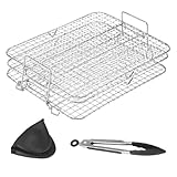 Compatibile con Ninja Foodi Grill XL M04K, griglia for friggitrice ad aria for toast con disidratatore multistrato