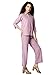 URBAN KOMFORT Women's Stylish Outfit Casual Shirt and Flared Pant Set For All Occasion (US, Alpha, Small, Regular, Regular, Lavender)