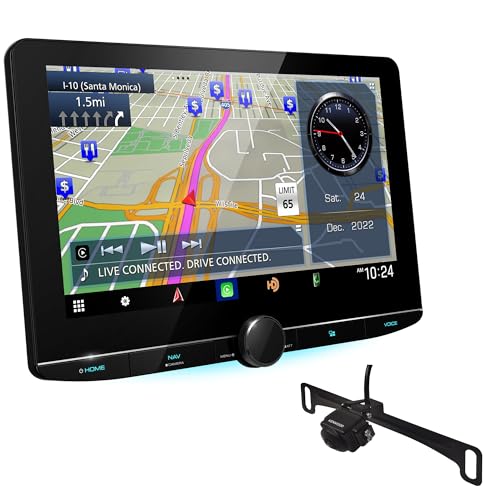 KENWOOD eXcelon Reference DNR1007XR 10.1" Navigation Digital Multimedia Receiver (Does not Play CDs/DVDs) | Car Stereo Receiver | Plus KENWOOD CMOS-740HDLP High Definiation HD Backup Camera