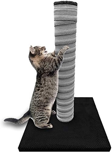Beige Replacement 54cm Tall Cat Scratching Post Tree Play Kitten Large Climbing Centre Fun Pole Stand Large