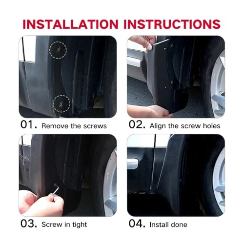 Guardabarros para IONIQ 6 que evitan salpicaduras y protegen tu coche 4