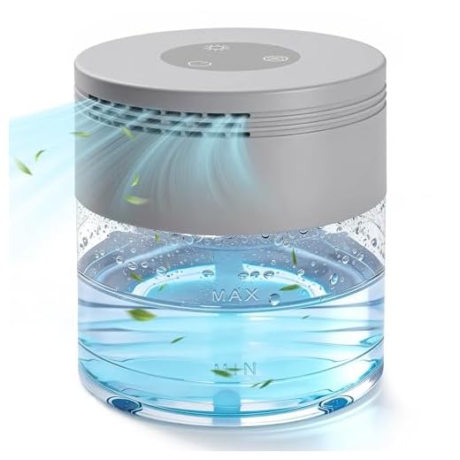 Water Air Purifier, Water Based Air Purifier for Home with 24H Auto Shut-off, 3 Speeds, Air Washer with 8 LED Night Lights, Air Freshener Revitalizer for Bedroom Office Room Pets Smoke