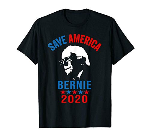 Ooiubgg Bernie 2020 T-shirt Save America Bernie Sanders Supporters - zwart - One Size
