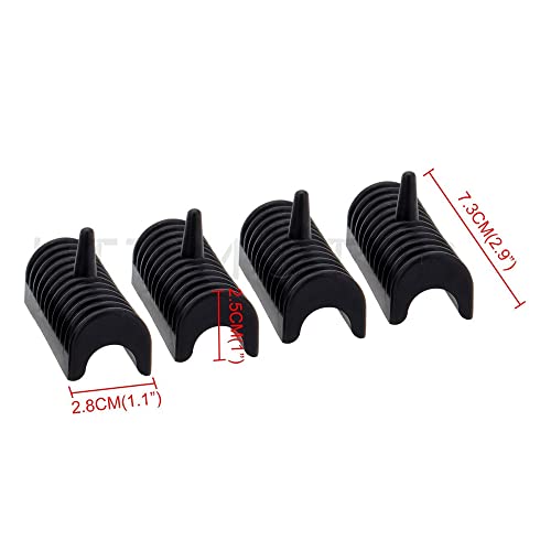 Cojines de soporte de caucho para alforjas rígidas compatibles con H-D Touring Road miniatura 6