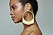 Large Gold Hoop Earrings For Women, 14k Gold Plated Big Chunky Geometric Hollow Brushed Dangle Earring Fashionable Minimalist Gift Jewelry (Diamond gold)