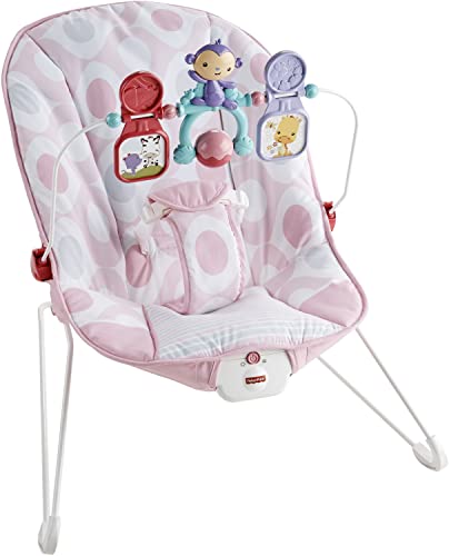 Image of Fisher-Price Deluxe Bouncer: Pink Ellipse