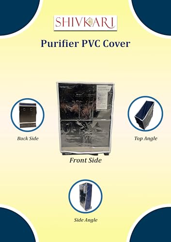 Image of Water Purifier Cover Compatible with Aquaguard Slim Glass UV Storage Water Purifier - Waterproof, Oil & Stain Resistant, Dustproof, Transparent Window, Velcro Closure