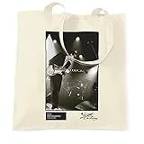 Mit umweltfreundlicher Tinte auf eine ethisch korrekt hergestellte Stofftasche aus Ringspinngarn gedruckt.