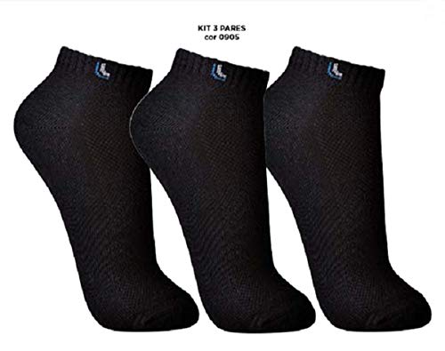 Meia Masculina Soquete Lupo Kit com 12 Pares de Meias 03225 COR:BRANCO;TAMANHO:M