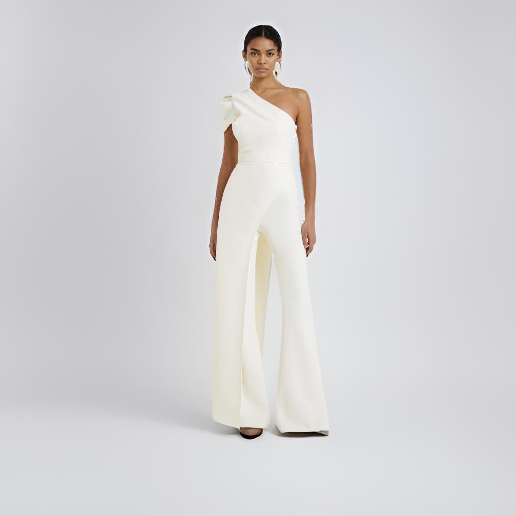 Jumpsuits Elegant One Shoulder Floor Length Sleeveless Classic Formal Evening Dress Prom Party Dress MAG007 - Image 2