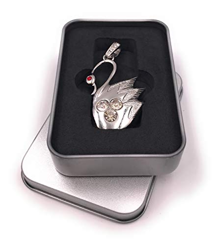 Clé USB cygne d'argent Onwomania 64 Go, l'idée cadeau parfaite en boîte