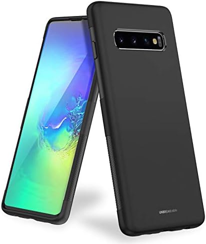 UNBREAKcable Samsung Galaxy S10 Case - Soft Frosted TPU Ultra-Slim Stylish Protective Cover for Samsung Galaxy S10 [Drop Protection, Non-slip] - Matt Black