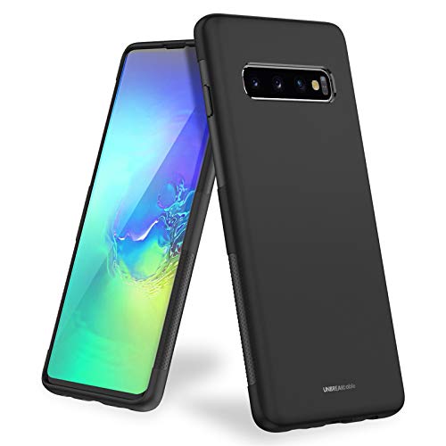 UNBREAKcable Samsung Galaxy S10 Case (6.1 Inch) - Ultra-Thin Frosted TPU Silicone Protective Case for Galaxy S10 [Shockproof & Non-Slip & Anti-Fingerprint] - Black by UNBREAKcable - Used condition - US$7.19