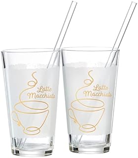 Ritzenhoff & Breker Latte Macchiato zestaw szklanek do kawy, 4-częściowy, przezroczyste