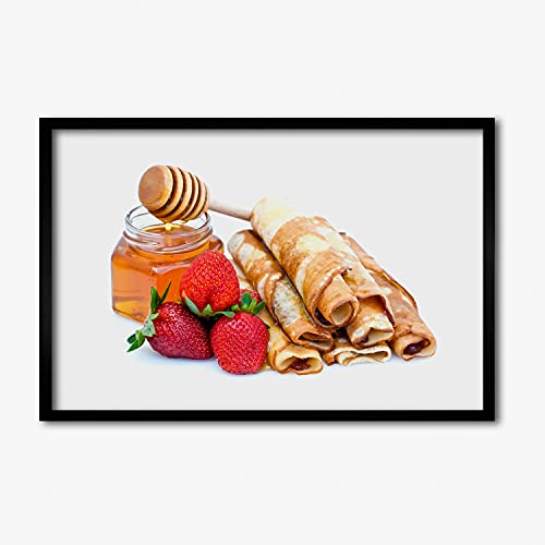 Cadre en bois décoratif Tulup 60x40 cm peinture haut de gamme au rendu moderne