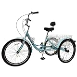 ★HOW TO CHOOSE THE RIGHT SIZE--20" Wheels Fit Rider Height: 4'8" - 5'4", 24" Wheels Fit Rider Height: 4'11" - 5'9", 26" Wheels Fit Rider Height: 5' 3" - 6'2". ★ RELIABLE QUALITY -- LILYPELLE adult tricycle is constructed of sturdy steel and provides ...