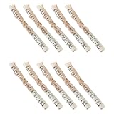 ERINGOGO 10 Stück Koschere Hebräische Mezuzah Schriftrollen 75 X 1cm aus Robustem Papier Jüdischer Türsegen für Hausdekoration und Feiertage