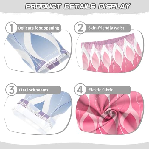 Bolaz Toddler Girls Leggings Printed Yoga Pants Leggings Gradient Pattern for Kids3