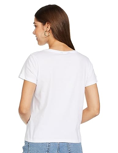 Image of Max Plus Size Women's Solid Cotton Regular Fit T-Shirt