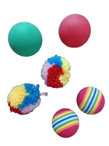 Kit 22 brinquedos de gato - túnel P, ratinhos, bolinhas, varinha, molas, rodas