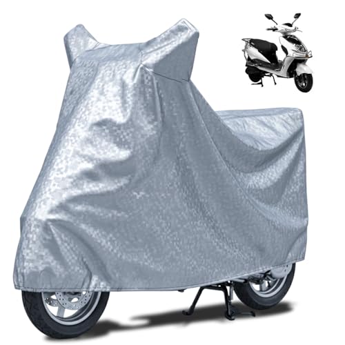 Image of FABTEC Waterproof Scooty Body CoverCompatible with Okaya ClassIQ, A1 (Silver)