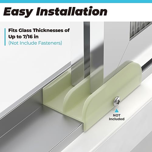 PalpitateC M6219 Sliding Shower Door Bottom Guide fits for Sliding ...