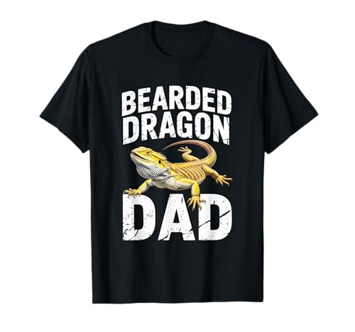Papá Pogona Reptile Herpetology Dragón Barbudo Camiseta