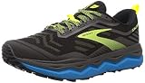 [BROOKS(ブルックス)] トレイルランニングシューズ 軽量 クッション カルデラ4 D BMM3283 メンズ ブラック/ブルー 27 cm 2E