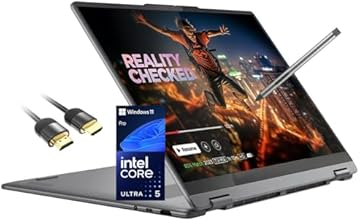 Yoga 7i 2-in-1 Laptop, 16" 2K Touchscreen Laptop AI Copilot, Intel Core Ultra 5 226V, 16GB DDR5, 512GB SSD, Wi-Fi 7, Backlit KB, FP Reader, TB4, IR Camera, w/Stylus Pen, HDMI Cable, Win 11 Pro