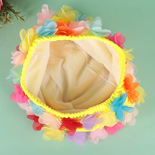 BESPORTBLE, 1 peça, touca de natação criativa com pétalas florais 3D para mulheres e meninas natação