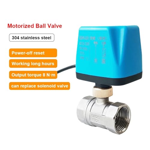Électrovanne électrique alternative 12V CC normalement fermée 1 pouce - 4