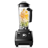 Blender for Smoothies, Ice Crushing, Frozen Fruits, Countertop Blenders for Kitchen, Smoothie Blender with 68Oz Pitcher, Black