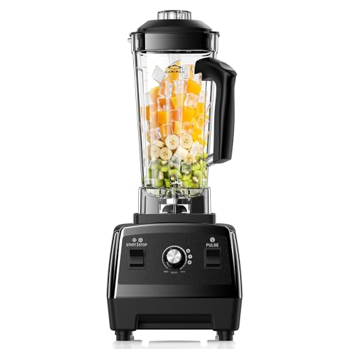 Blender for Smoothies, Ice Crushing, Frozen Fruits, Countertop Blenders for