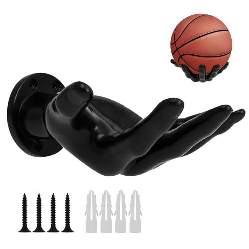 Support de rangement pour balles multi-sports en métal noir 202407 avec support Support de rangement pour balles multi-sports en métal noir 202407 avec support