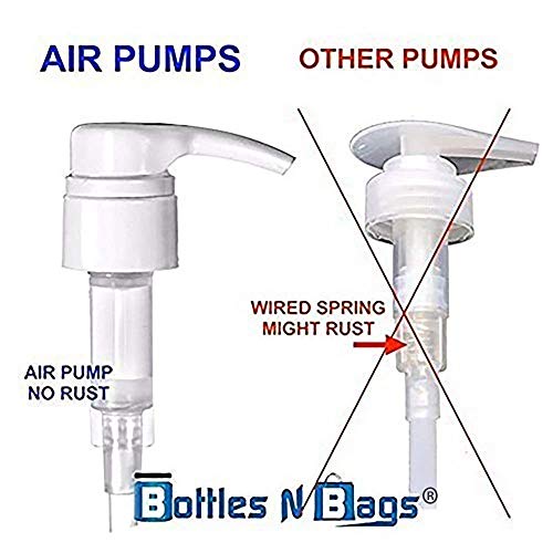 Shampoo/Conditioner Universal Premium Air Pumps for 1 Liter (33.8 Ounce) Bottles with 11" Tube, Can be Trimmed to Desired Size for All Brands (1 Pack)
