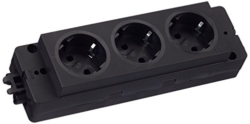 Preisvergleich Produktbild Schulte 159103000100 Steckdosenleiste EVOline Express 3 x Schuko, GST18, schwarz