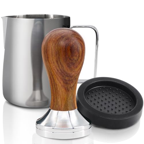 KYONANO 51mm Espresso Tamper Kit with Milk Pitcher