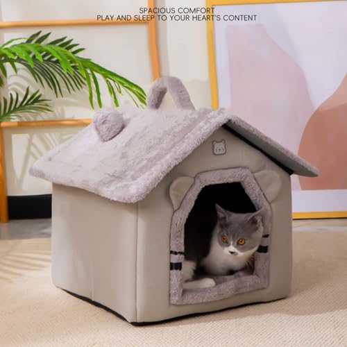 Nid de couchage épais pour chats en peluche de qualité supérieure - 5