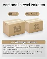 DCHOUSE 12V 30Ah Lithium Batterie mit integriertem 2-in-1 USB Ladegerät – Ansicht 7