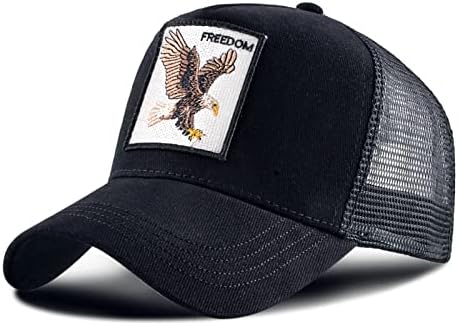 Baseball Cap for Men Women,5 Panel Adjustable Plain Trucker Cap Mesh Back Sports Casual Cap Summer Sun Hat for Unisex