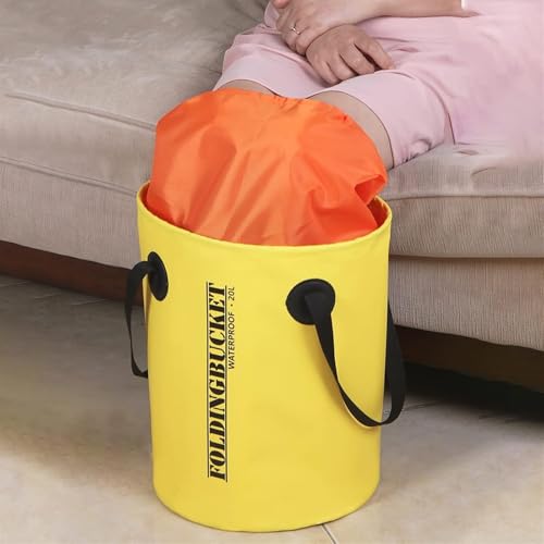 Baño de pies portátil plegable para camping y viaje miniatura 7