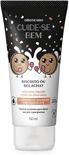 Sabonete Líquido Calda de Chocolate Cuide-se Bem Biscoito ou Bolacha 150ml