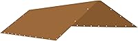 Vista 8 de Strong Camel Cubierta de techo de repuesto para exteriores de 10 x 20 pulgadas (10 x 20 pies, color blanco)