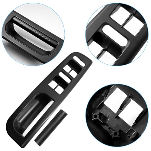 QUVBKZ 5 piezas Funda Protectora para Manillar de Coche, 3 Manijas + 1 Placa de Elevación + 1 Accesorios de Placa de Elevación, Auto Accesorios, Compatible con Bora Golf IV J-etta - imagen 4