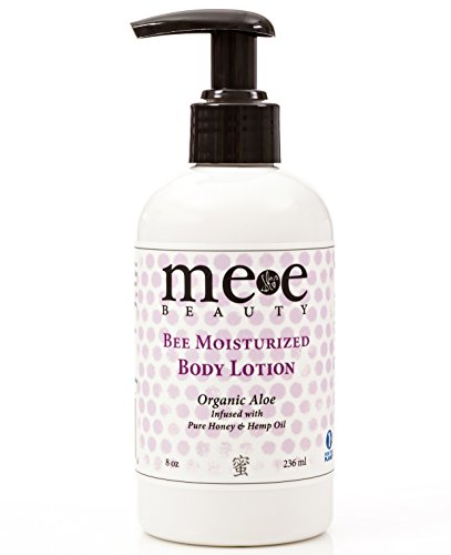 Body Lotion Moisturizer For Softer Skin - Anti Aging Organic Aloe - Hemp & Coconut Oil - Vitamin E & Honey Eliminate Dry Skin - Use Daily After Bath - Works Great for Women and Men - 8 Oz
