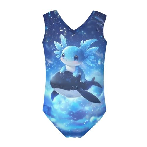Image of Girls Swimsuits Size 3-14 Kids Summer Sleeveless One Piece Bathing Suit Beach V-Neck