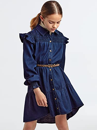 Mayoral Jean Dress for Girls Dark4