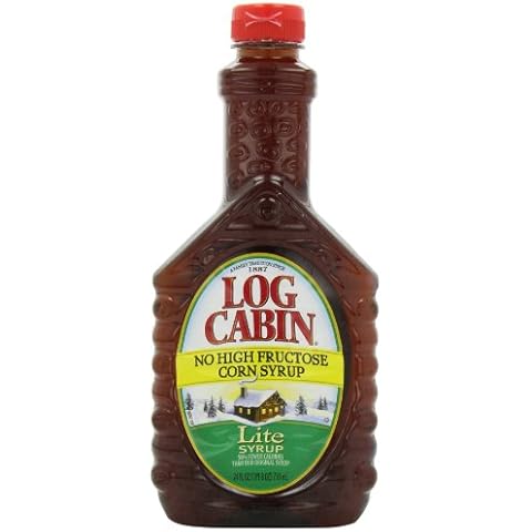 Log Cabin Lite Syrup, 24-Ounce (Pack of 4) Cover