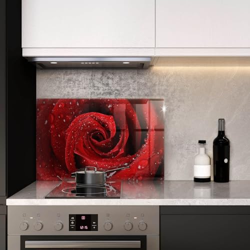 Planche à découper induction 80x52cm protection plaque cuisson grand format rose
